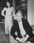 Richard Mulligan and Suzanne Pleshette in a scene from the Broadway production of the play "Special Occasions"