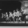 Bebe Neuwirth (5L) in a scene from the Broadway revival of the musical "Sweet Charity"