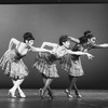 Donna McKechnie (C) in a scene from the Broadway revival of the musical "Sweet Charity"