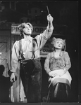 Len Cariou and Angela Lansbury in a scene from the Broadway production of the musical "Sweeney Todd".