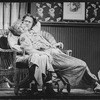 Len Cariou and Angela Lansbury in a scene from the Broadway production of the musical "Sweeney Todd".