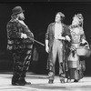 (L-R) Jack Eric Williams, Len Cariou and Angela Lansbury in a scene from the Broadway production of the musical "Sweeney Todd".