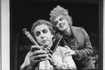 Beth Fowler and Bob Gunton in a scene from the Circle In The Square production of the musical "Sweeney Todd".