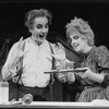 Beth Fowler and Bob Gunton in a scene from the Circle In The Square production of the musical "Sweeney Todd".