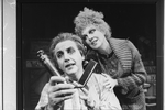 Beth Fowler and Bob Gunton in a scene from the Circle In The Square production of the musical "Sweeney Todd".