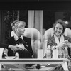 (R-L) Sandy Dennis and Betty Garrett in a scene from the Broadway production of the play "The Supporting Cast"