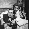 (L-R) Sam Levene and Jack Albertson in a scene from the Broadway production of the play "The Sunshine Boys"