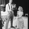 Blythe Danner and Frank Converse in a scene from the Circle In The Square production of the play "A Streetcar Named Desire".