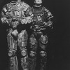 Greg Mowry (R) in a scene from the Broadway production of the musical "Starlight Express". (New York)