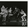 Greg Mowry (2R), Jane Krakowski (L) and Andrea McArdle (C) in a scene from the Broadway production of the musical "Starlight Express". (New York)