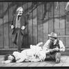 Tracey Ullman and Morgan Freeman in a scene from the NY Shakespeare Festival Central Park production of the play "The Taming Of The Shrew"