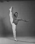 Hinton Battle in a scene from the Broadway production of the musical "The Tap Dance Kid"