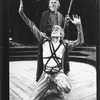 (B-T) Jess Richards and Morris Carnovsky in a scene from the American Shakespeare Theatre production of the play "The Tempest"