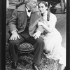 Morris Carnovsky (L) in a scene from the American Shakespeare Theatre production of the play "The Three Sisters."
