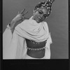 Eartha Kitt in a scene from the Broadway production of the musical "Timbuktu"