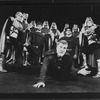 Donald Moffat (C) in a scene from the NY Shakespeare Festival Central Park production of the play "Titus Andronicus".