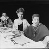(L-R) Freda Foh Shen, Lise Hilboldt and Linda Hunt in a scene from the NY Shakespeare Festival production of the play "Top Girls".