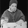 Linda Hunt in a scene from the NY Shakespeare Festival production of the play "Top Girls".