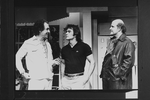 (L-R) Louis Zorich, Tommy Lee Jones and Peter Boyle in a scene from the NY Shakespeare Festival production of the play "True West".