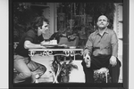 (L-R) Tommy Lee Jones and Peter Boyle in a scene from the NY Shakespeare Festival production of the play "True West".