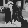 (L-R) Mary Elizabeth Mastrantonio and Michelle Pfeiffer in a scene from the NY Shakespeare Festival Central Park production of the play "Twelfth Night"