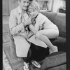 Anne Jackson and Eli Wallach in a scene from the Broadway production of the play "Twice Around The Park"