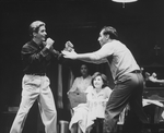 (L-R) James Hayden and Tony LoBianco in a scene from the Broadway revival of the play "A View From The Bridge"