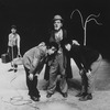 (L-R) Milo O'Shea, Austin Pendleton, unidentified and Sam Waterston in a scene from the BAM production of the play "Waiting For Godot"
