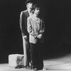 (R-L) Austin Pendleton and Sam Waterston in a scene from the BAM production of the play "Waiting For Godot"
