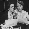 (L-R) Patti LuPone and Lindsey Crouse in a scene from the NY Shakespeare Festival production of the play "The Water Engine"