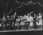 Debbie Allen (3R) in a scene from the Broadway revival of the musical "West Side Story"