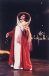 Elizabeth Ashley as Isadora Duncan in a scene from the Playwrights Horizons production of the play "When She Danced"