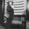 Hermione Baddeley in a scene from the Broadway production of the play "Whodunnit"