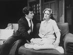 James Naughton and Swoosie Kurtz in a scene from the Long Wharf production of the play "Who's Afraid Of Virginia Woolf?"