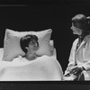 (L-R) Tom Conti and Jean Marsh in a scene from the Broadway production of the play "Whose Life Is It Anyway?"