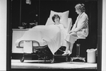 (L-R) Tom Conti and Jean Marsh in a scene from the Broadway production of the play "Whose Life Is It Anyway?"