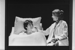 (L-R) Tom Conti and Jean Marsh in a scene from the Broadway production of the play "Whose Life Is It Anyway?"