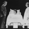 (L-R) Philip Bosco, Tom Conti and Jean Marsh in a scene from the Broadway production of the play "Whose Life Is It Anyway?"