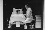 (L-R) Tom Conti and Philip Bosco in a scene from the Broadway production of the play "Whose Life Is It Anyway?"