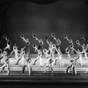 Chorus dancers in a scene from the Broadway production of the musical "The Will Rogers Follies"