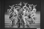 Keith Carradine as Will Rogers (C) in a scene from the Broadway production of the musical "The Will Rogers Follies"