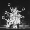 Keith Carradine as Will Rogers (C) in a scene from the Broadway production of the musical "The Will Rogers Follies"
