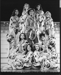Keith Carradine as Will Rogers (C) in a scene from the Broadway production of the musical "The Will Rogers Follies"