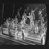 Keith Carradine as Will Rogers (C) in a scene from the Broadway production of the musical "The Will Rogers Follies"
