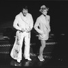 Mac Davis as Will Rogers with Marla Maples in a scene from the Broadway production of the musical "The Will Rogers Follies"