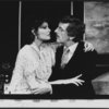 Raquel Welch and Jaime Ross in a scene from the Broadway production of the musical "Woman Of The Year".