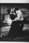 Gloria Foster and Frank Langella about to kiss in a scene from the Lincoln Center Repertory production of the play "Yerma".