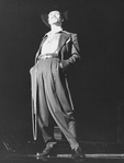 Edward James Olmos in a scene from the Broadway production of the play "Zoot Suit".