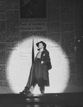 Edward James Olmos in a scene from the Braodway production of the play "Zoot Suit".