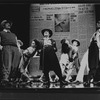 Edward James Olmos (C) in a scene from the broadway production of the play "Zoot Suit".